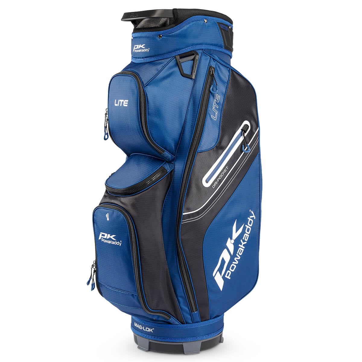 Powakaddy Unisex Lite Cart Bag - Navy/Gun Metal Trim - One Size