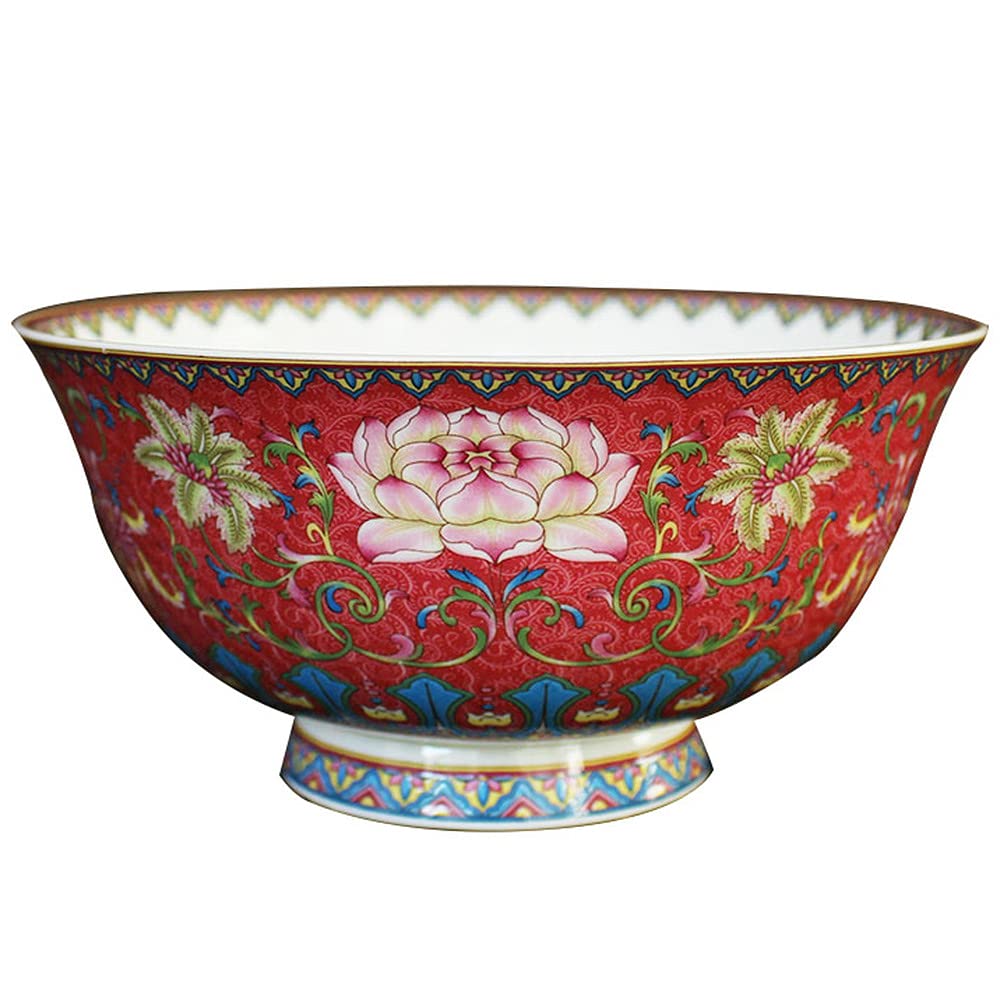 Bol asiatique en céramique de Jingdezhen pour soupe et repas convivial