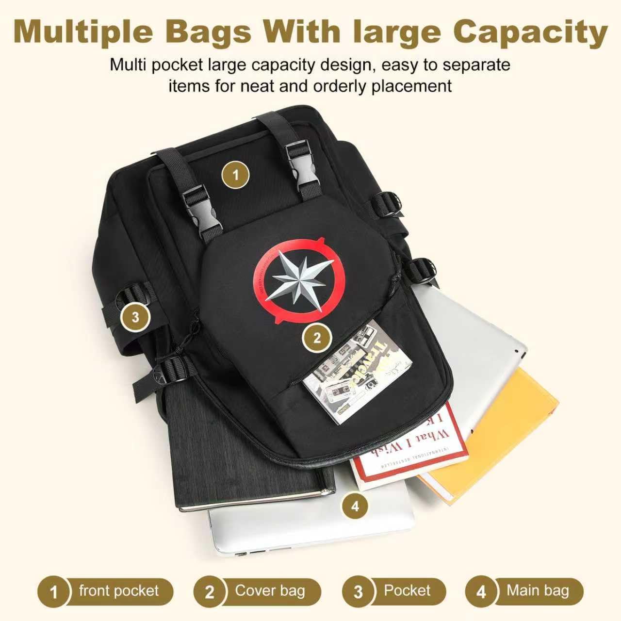 Stray Backpack Merch Skz's Schoolbag Casual Travel Laptop Backpack for Stay Fans Gifts