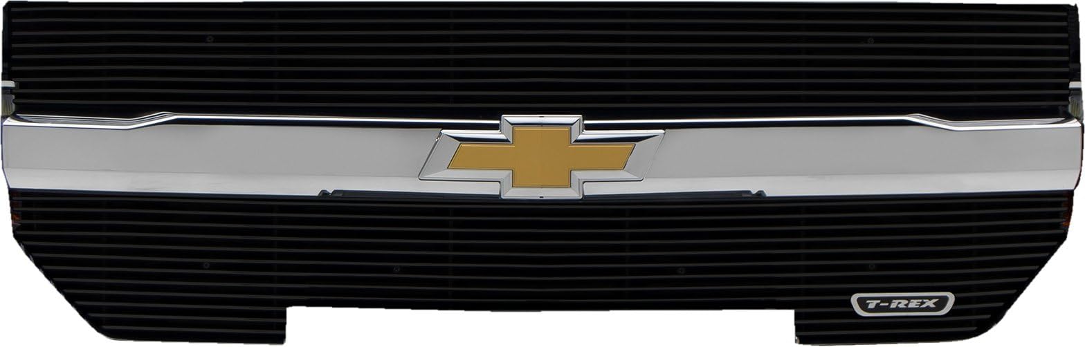 T-Rex Grilles 2016-2018 Silverado 1500 Laser Billet Grille, Black, 2 Pc, Overlay - PN #6211271