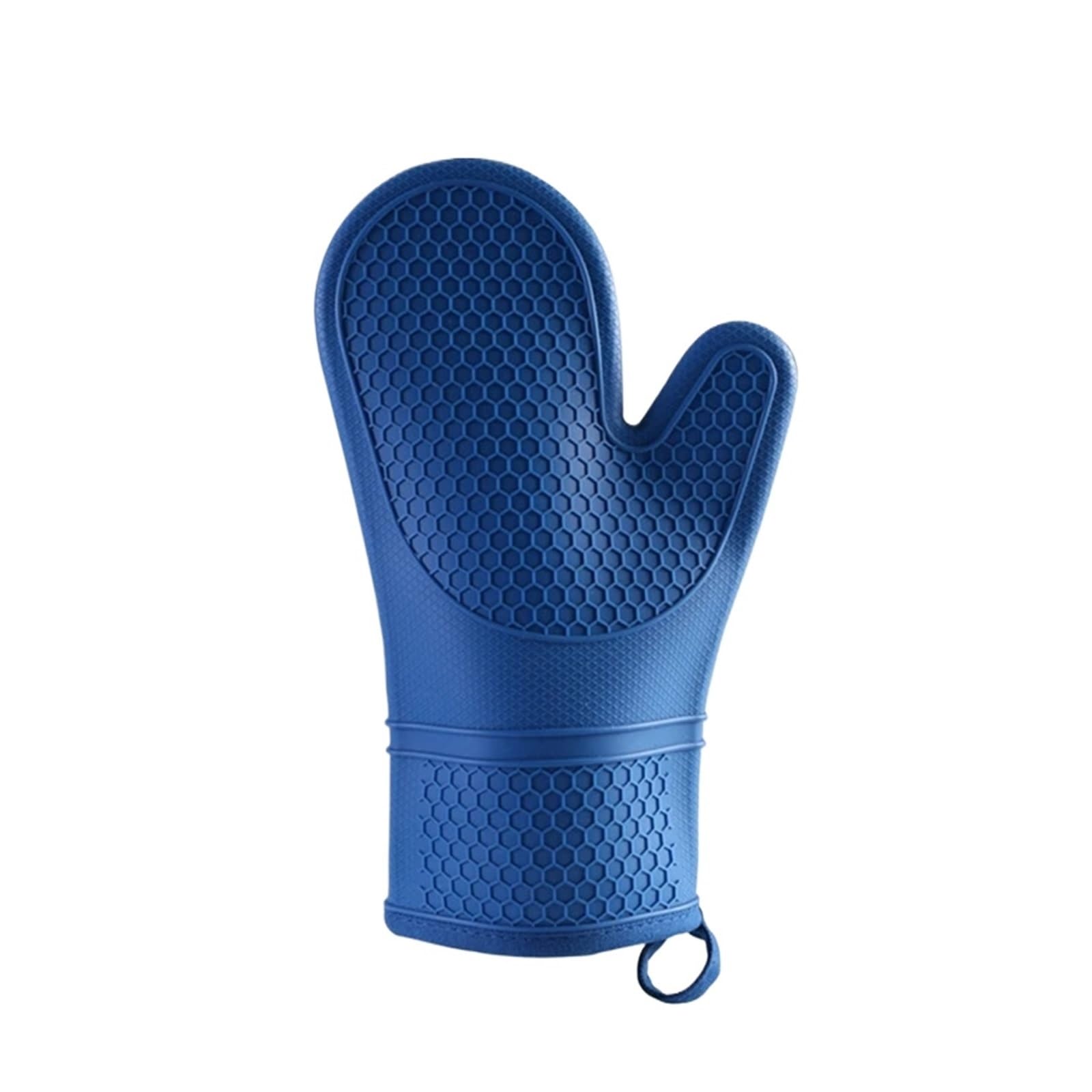 Guanti da Forno, Comodi Guanti da Cucina in Silicone Resistenti al Calore con Morbida Fodera Interna.