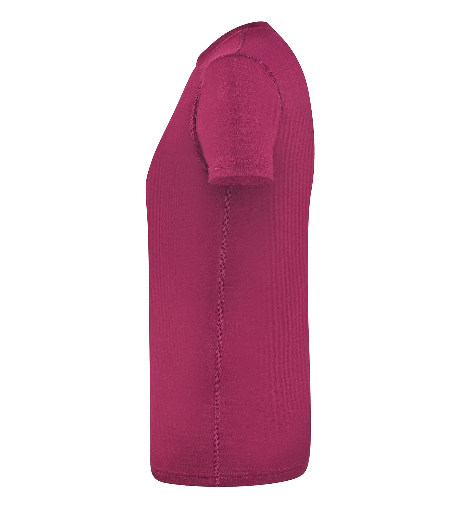 Black Crevice T-Shirt mérinos Femme I T-Shirt mérinos de Haute qualité I 70% Laine mérinos & 30% Polyester (PES) I T-Shirt mérinos Femme thermorégulateur I T-Shirt sans mulesing Femme