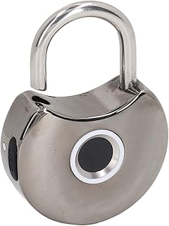 Fingerprint Padlock with USB Key Intelligent Keyless Thumbprint Lock for Gym Locker, School Locker, Backpack, Suitcase