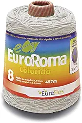 Euroroma 640200, Barbante 4/8 Fios, Multicolor