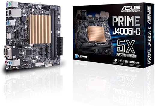 ASUS Prime J4005I-C Intel J4005 Celeron J4005 CPU DDR4 2400 LVDS Hdmı Vga M2 Usb3.1 com Mini ITX