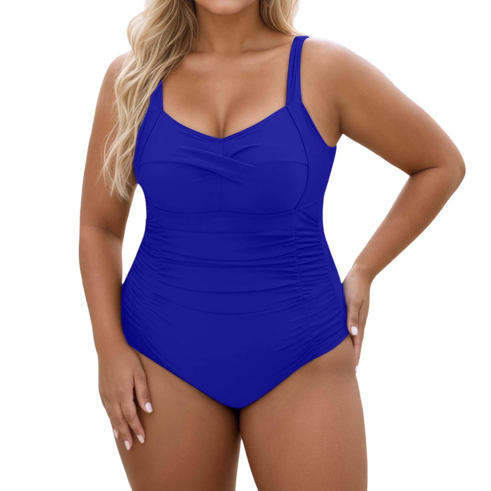 Genérico Plus Size Women's Swimsuits Sportswear Suit Elegant Slimming Swimsuit Plus Size Suits Pool Swimsuit Bathing Beach Fato Surf Fatos Casual