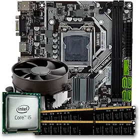 Kit Upgrade Mancer | Intel Core i5-3470 + Placa-mãe H61 + Memória 16GB DDR3 + Cooler incluso | Vídeo integrado HD 2500 | Socket LGA 1155 | KIT-MP-MANCER-35883