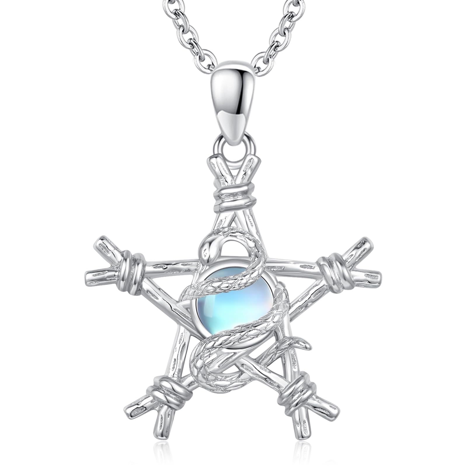 YYmqmq Cat/Jellyfish/Turtle/Seahorse Necklace 925 Sterling Silver Cute Animal Pendant Necklace Ocean Jewelry Birthday Gifts for Women Mom Girlfriend