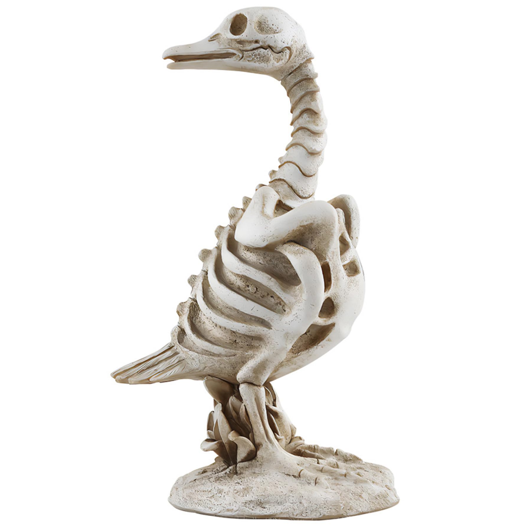 Canard squelette Halloween idéal pour créer un jardin hanté terrifiant