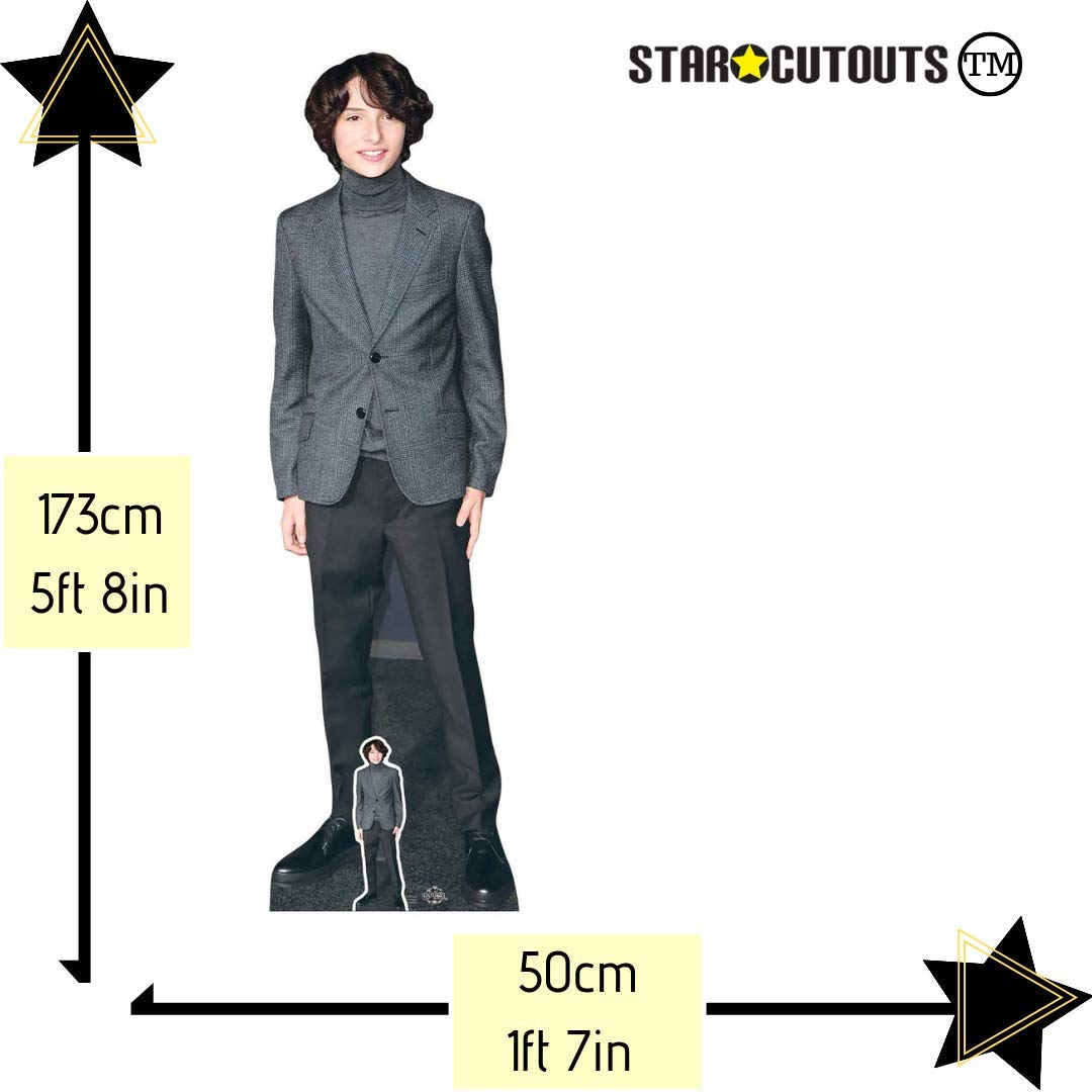 Finn Wolfhard from Stranger Things Lifesize Cardboard Cutout With Free Mini Table Top Cut Out