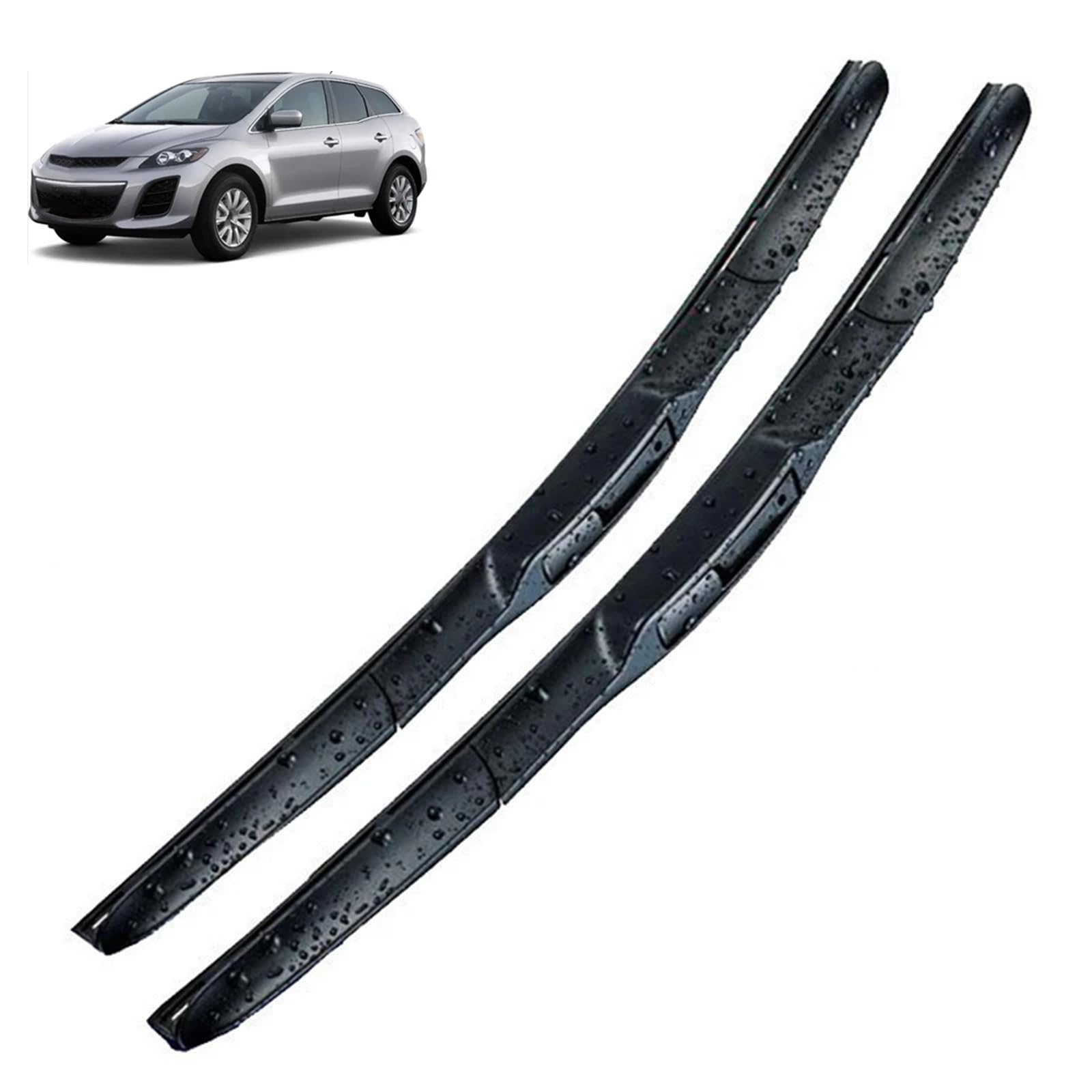 Essuie glace pour Mazda CX7 2006-2013 HERTC, balais avant 26" et 17" durables