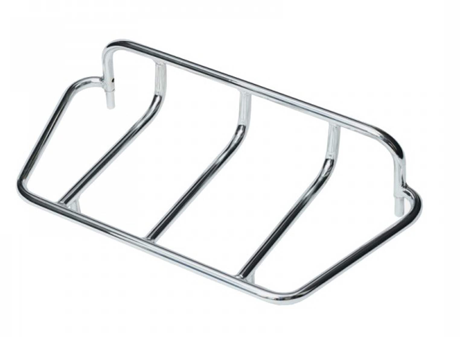 SPAAN Bauletto rigido da portapacchi Tour Pack per moto custom 48 litri con piastra