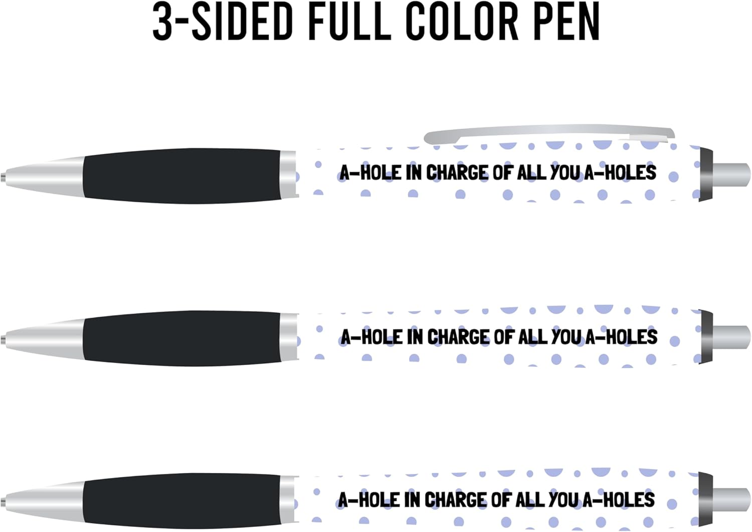 ANINKABOVE Chaos Coordinator Gifts - Funny Manager Pen 5 Pack – Snarky Ballpoint Pens– Sarcastic Office Gift for Manager – Motivational Pen Set - Image 6