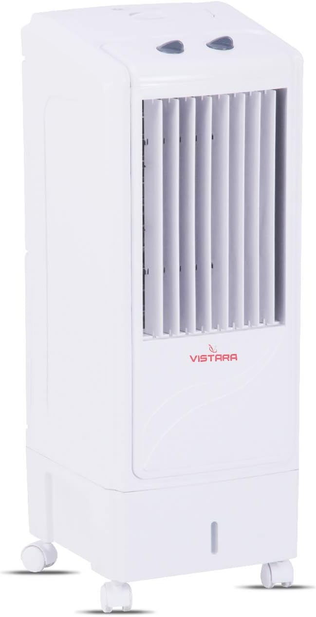 Vistara Nexa Tower Air Cooler 13 Liters Tower Air Cooler with Ice Chamber (White)