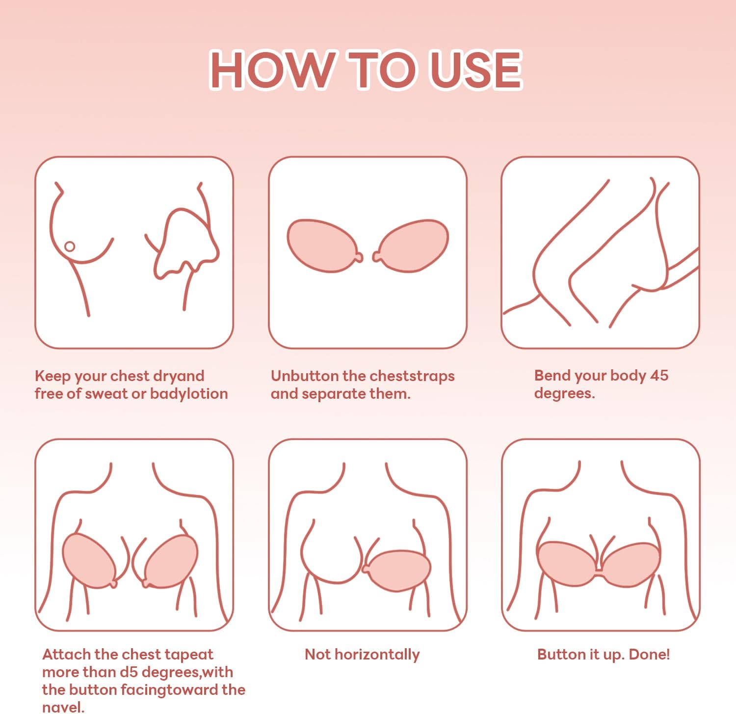 Sticky Adhesive Bra Push Up Strapless Sticky Invisible Lift Backless Bra for Women - Image 5