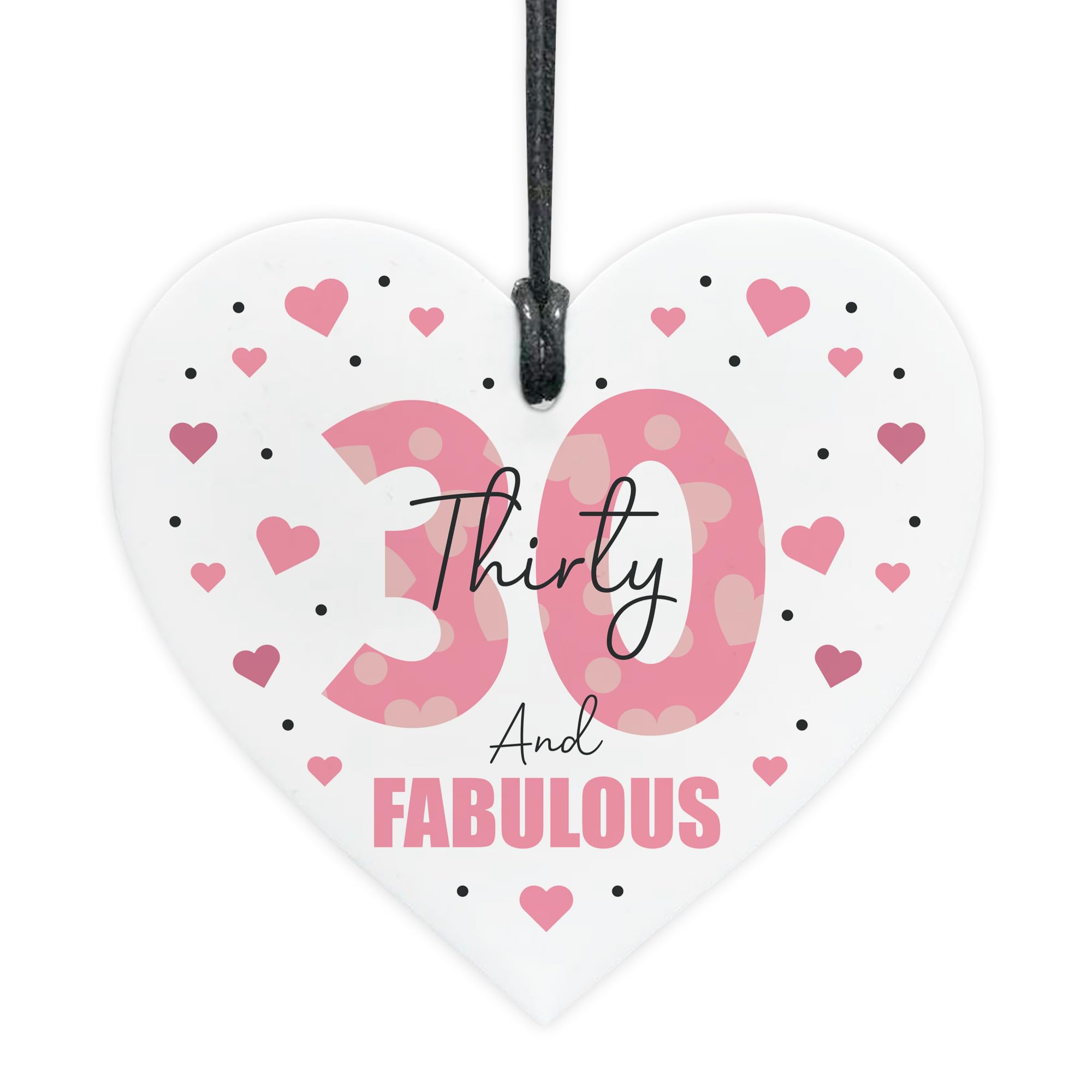 Red Ocean Funny 30th Birthday Gift For Women 30 And Fabulous Gifts For 30th Birthday Mum Daughter Sister Auntie Best Friend Decoration Present Women