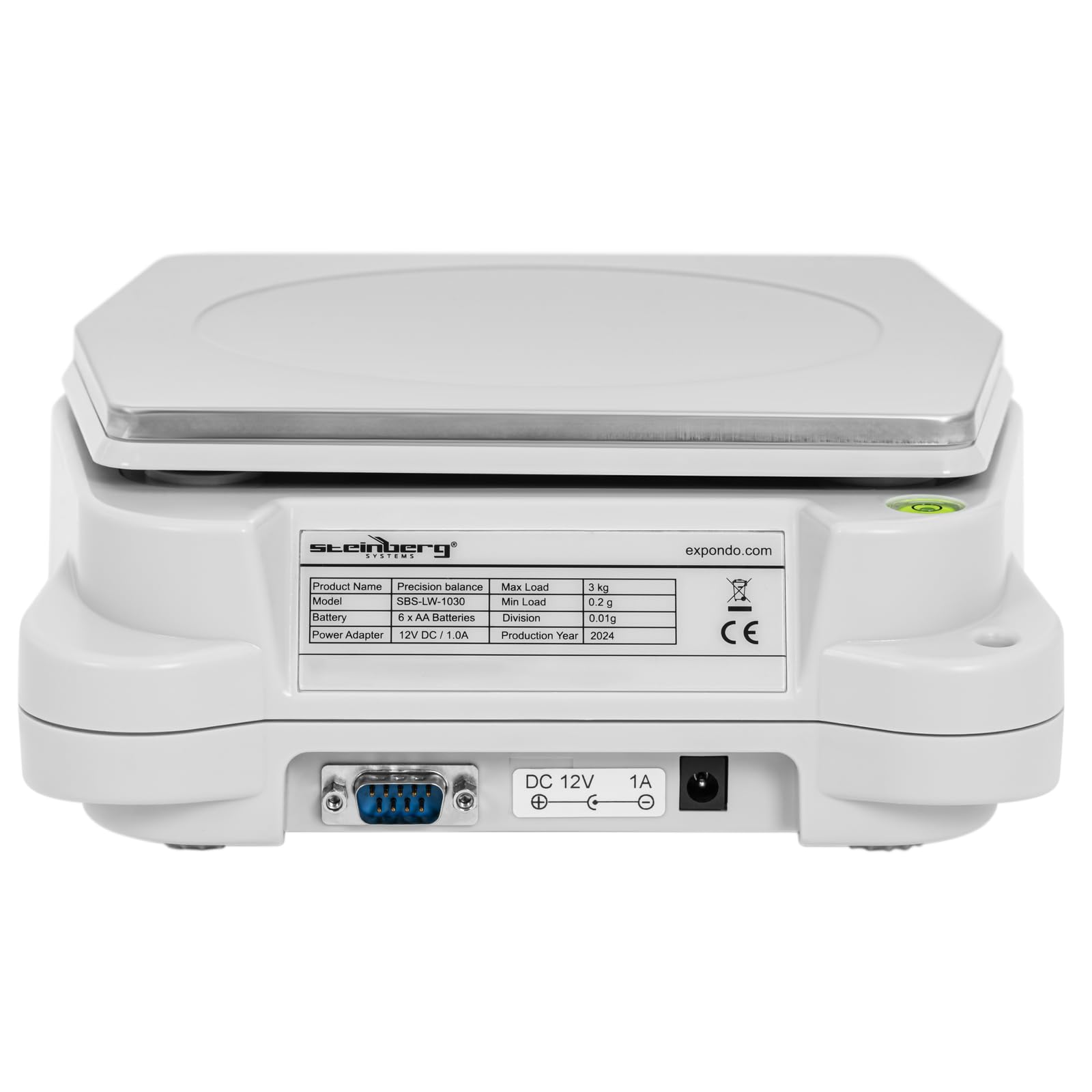 Steinberg Systems Báscula de Precisión Digital de 0,2 a 3000 g / 0,01 g Superficie de pesaje 196 x 160 mm Balanza digital de precisión Báscula digital Balanza de laboratorio