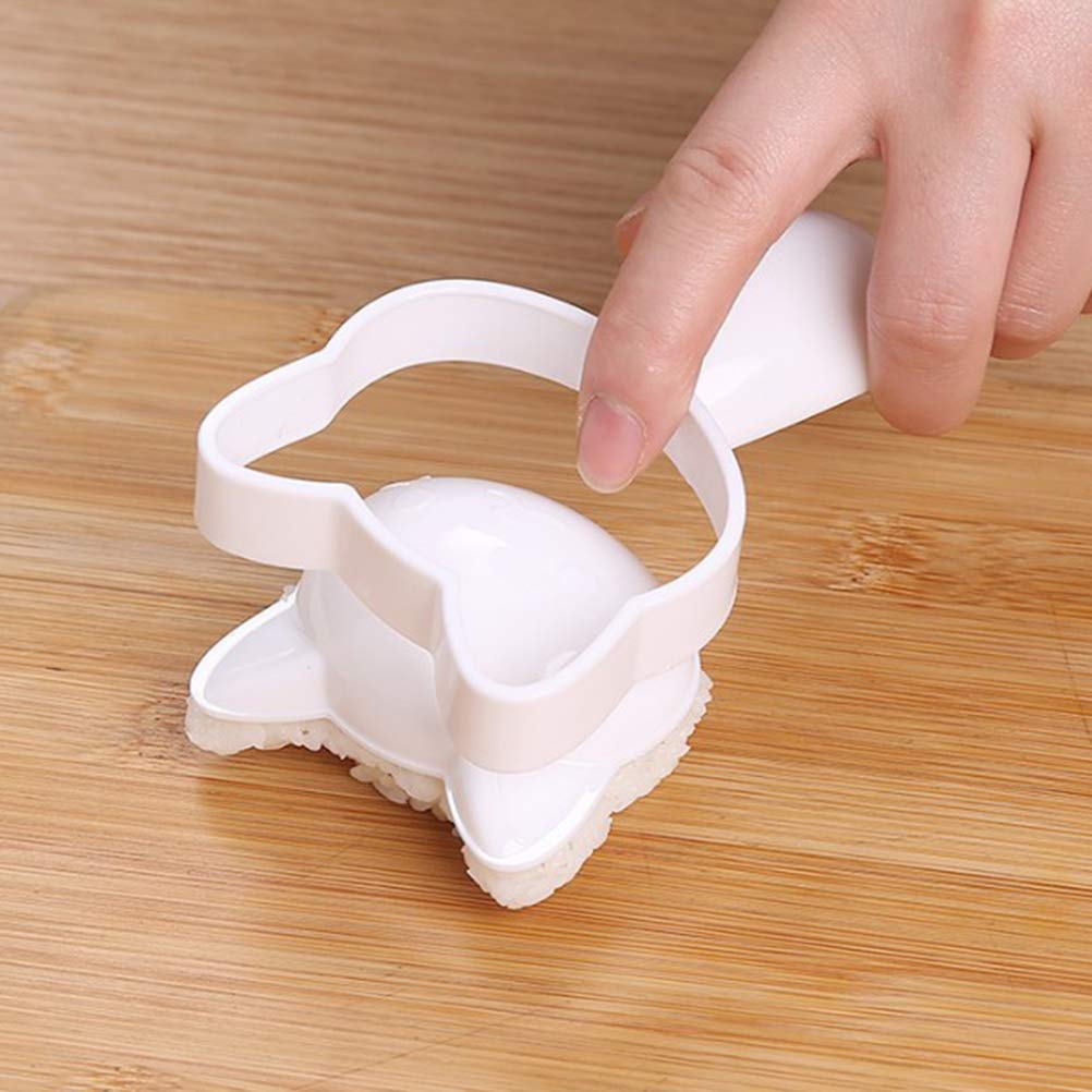 Zestaw Form do Kulek Ryżowych, Kreskówka Kot DIY Maker Sushi Maker Nori Kuchnia Forma Ryżu
