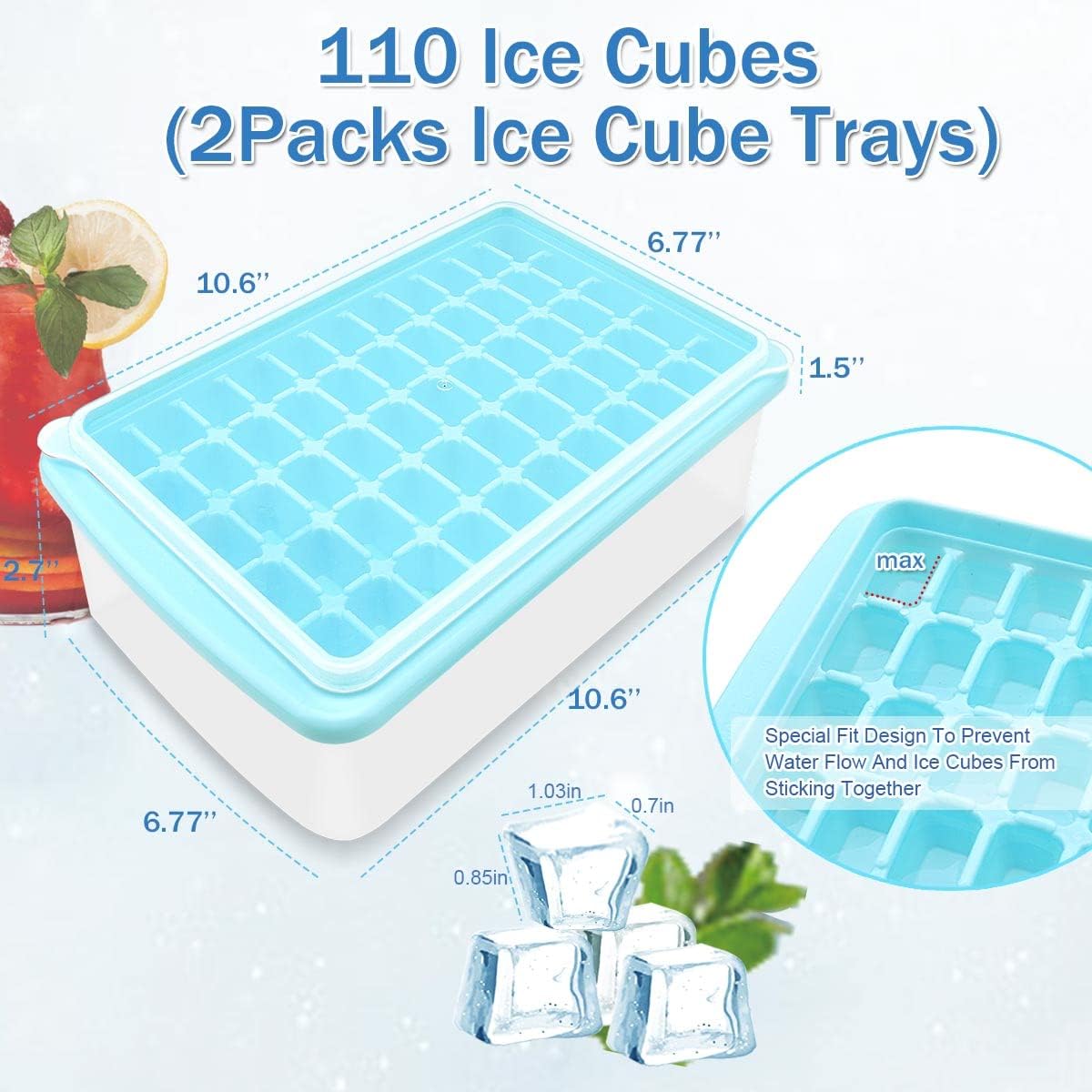 Bandeja Para Cubitos De Hielo Dania Dean Moldes De Sili.. | Cuotas Sin