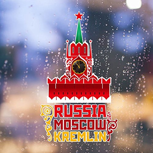 Sticker Russie Kremlin de Moscou 30cm pour décoration murale de salon