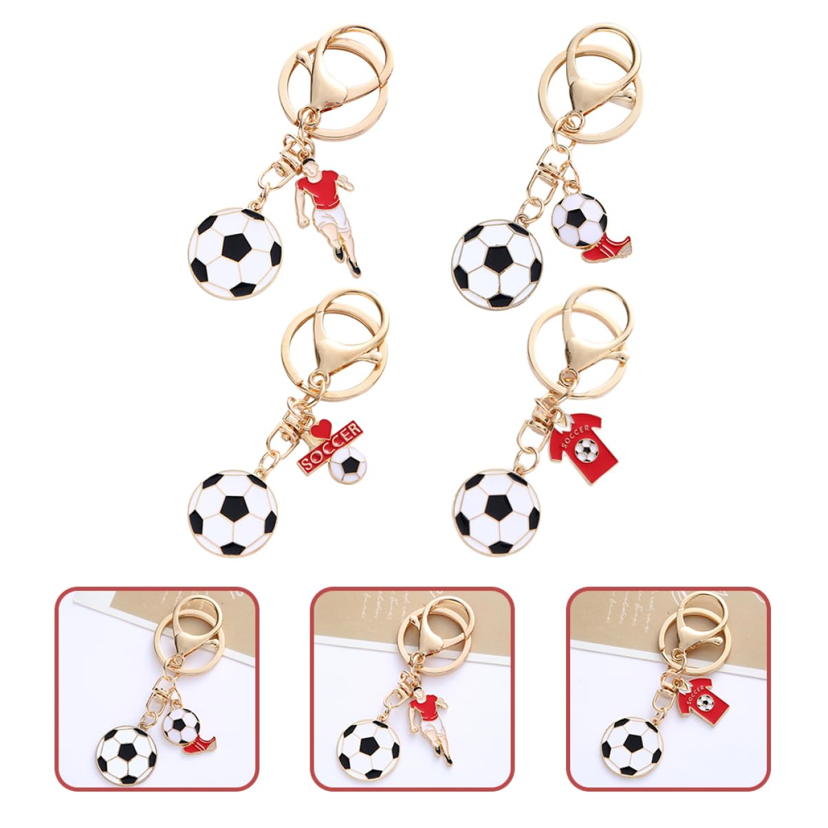 Kisangel Llavero De Futbol Balón De Fútbol Football Colgante De Fútbol Futebol Balón Fútbol Titular De La Llave De Fútbol Llavero Encanto Llavero Aleación De Zinc