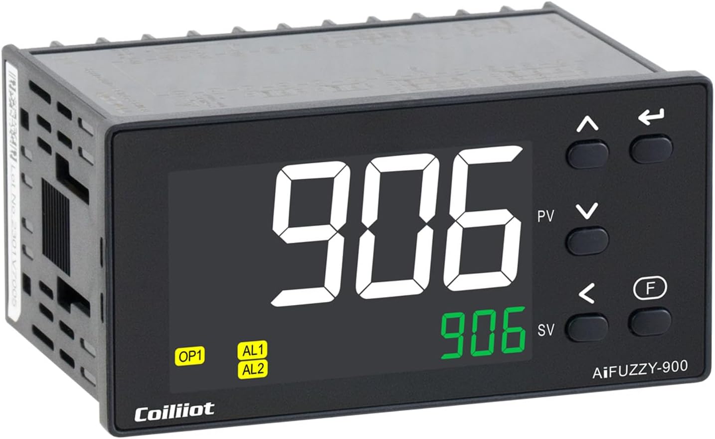 PID Temperature Controller, Coiliiot Voltage AC100-240V, LCD Display, Relay & SSR Dual Output, Dual Alarm Output, PID Thermostat with K Thermocouple (96mm*48mm)