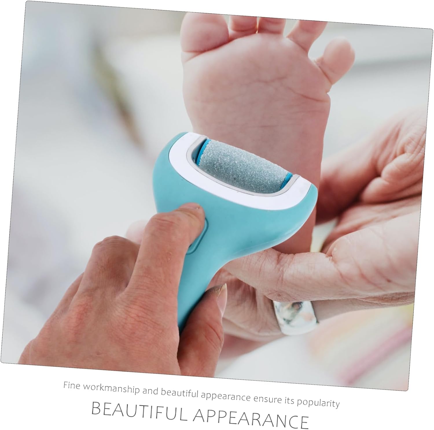 1set Foot Callus Removers Electric Foot Care Tool Instantly Remove Dry Skin Ergonomic for Home Use