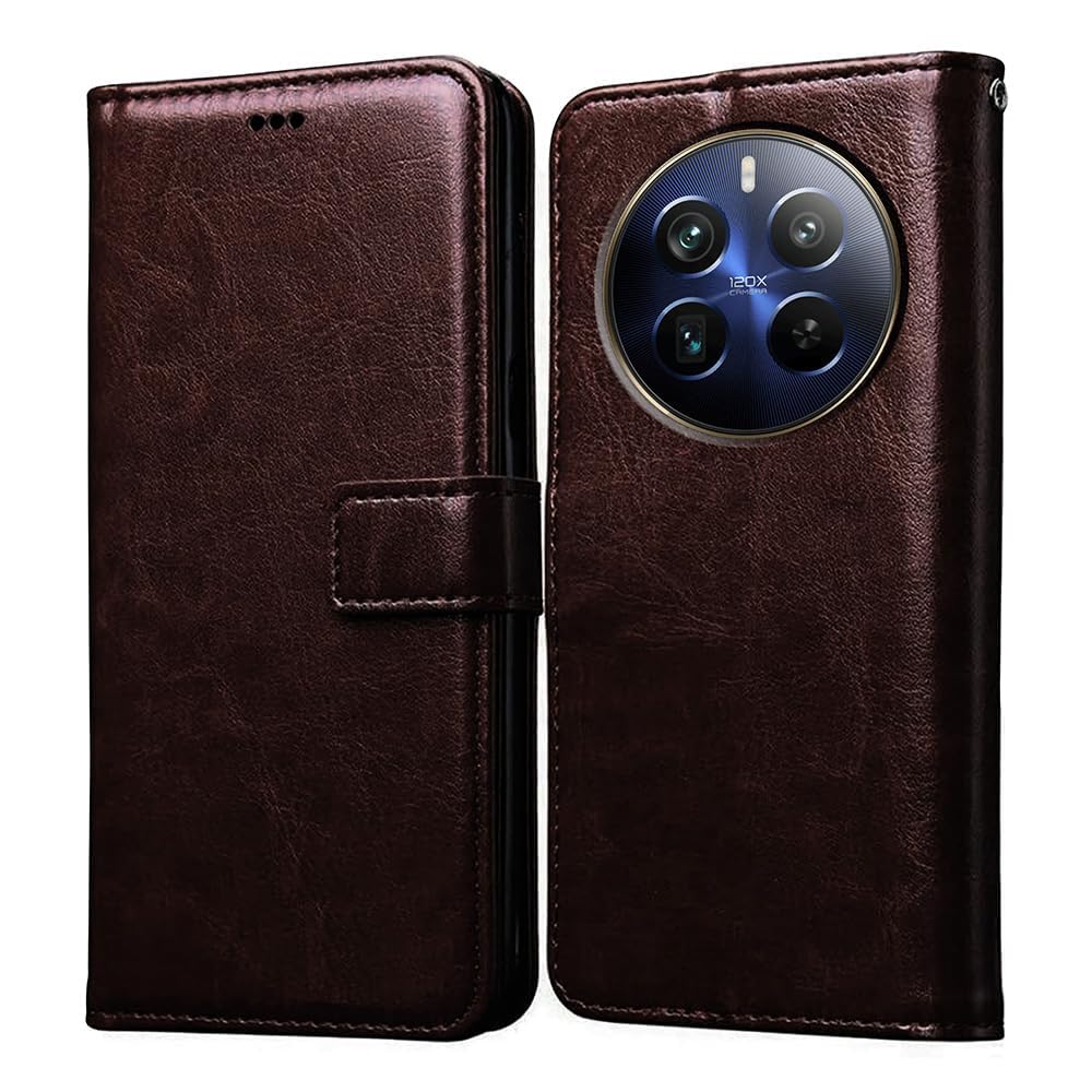 Amazon Brand- Solimo Flip for Realme P1 5G (Leather_Coffee) (B0D39BZ5P1) Amazon Price History, Amazon Price Tracker