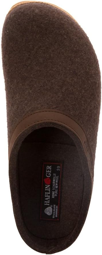 HAFLINGER GZL Clog - Smokey Brown, 12 - Image 5