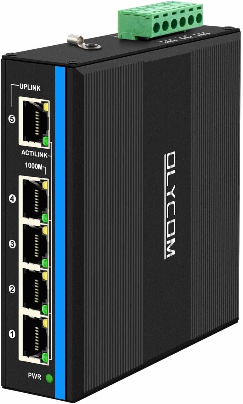 PoE Extender 4-Port Full Gigabit Ethernet PoE Repeater Splitter with 48V 90W PoE++ in and 4 PoE af/at Out IEEE802.3af/at/bt for Outdoor Use No Need Power Adapter
