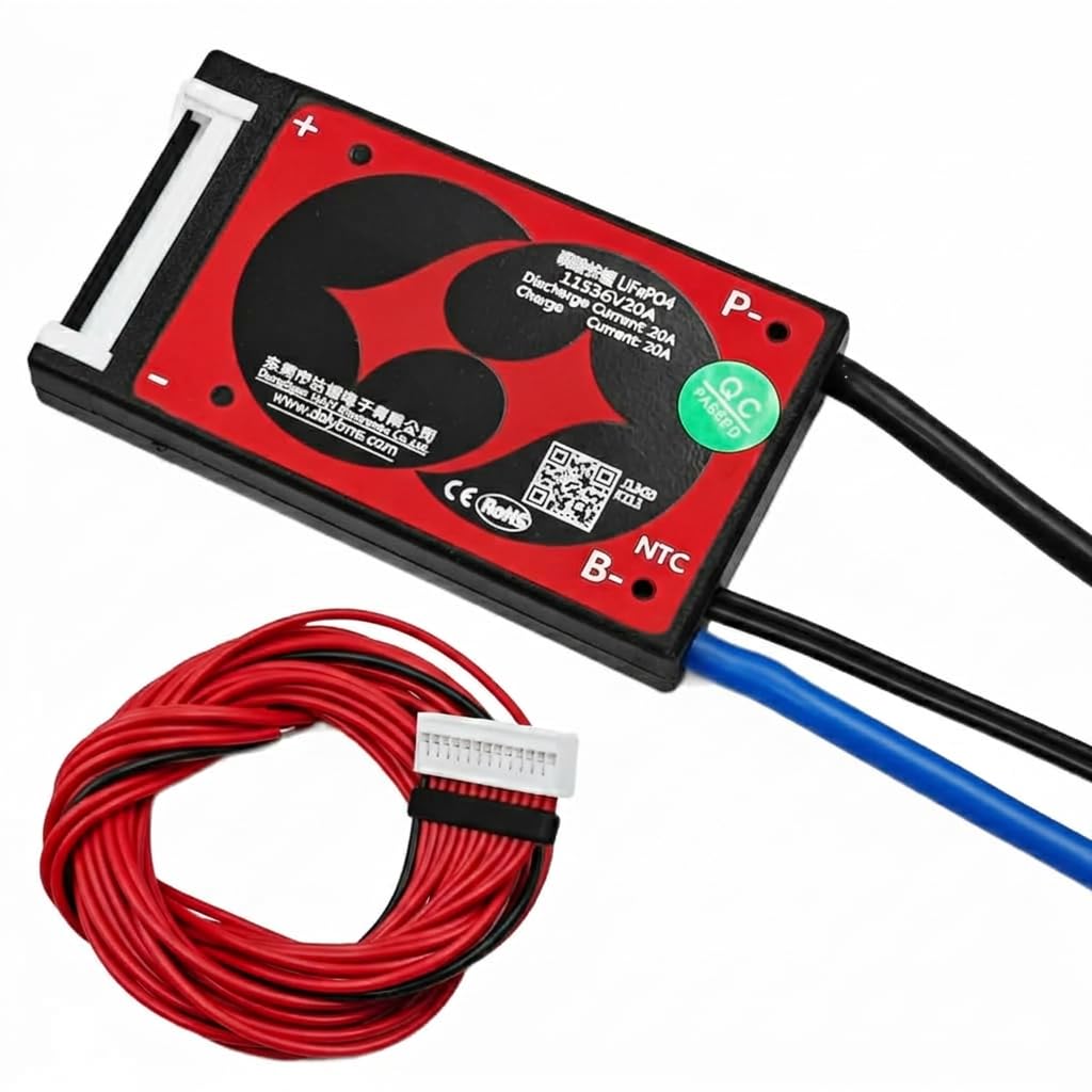 11S 20A LiFePO4 BMS Waterproof Battery Management System H/W Hardware Type – 36V Protection Board with Overcharge, Short Circuit & Temperature Protection for E-Bike, Solar, RV, Power Storage-picture-18
