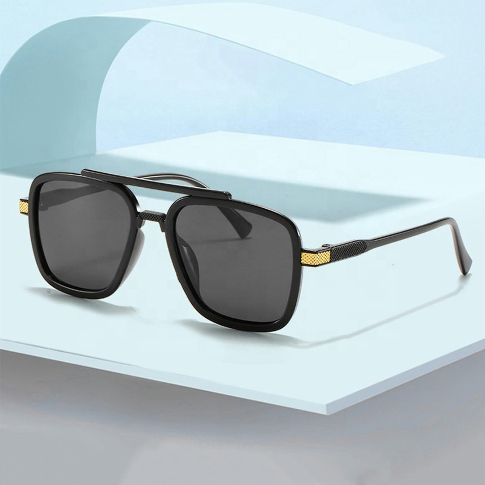 NOGRAX Okulary retro przyjazd modne odcienie okulary vintage kwadratowa metalowa rama kobiety mężczyźni okulary przeciwsłoneczne