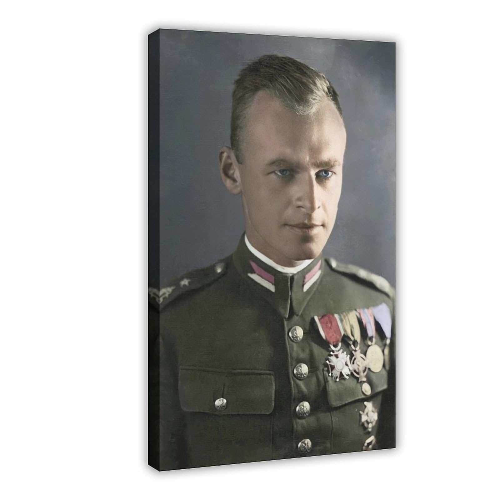 Witold Pilecki portrait impression sur toile grand format décoration murale - 8