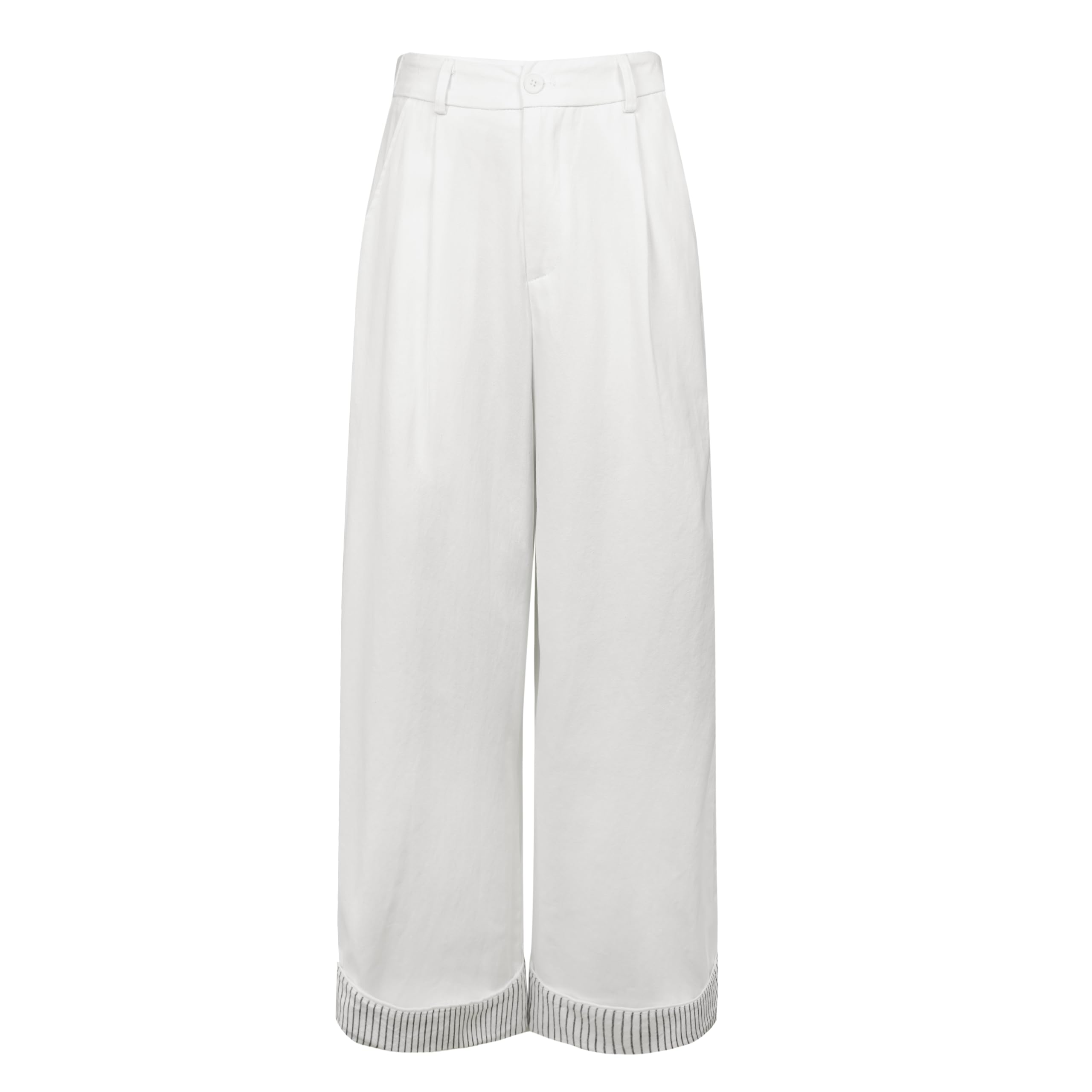 Womens High Waisted Loose Business Wide Leg Pants Womens Loose Wide Leg Casual Straight Leg Pants