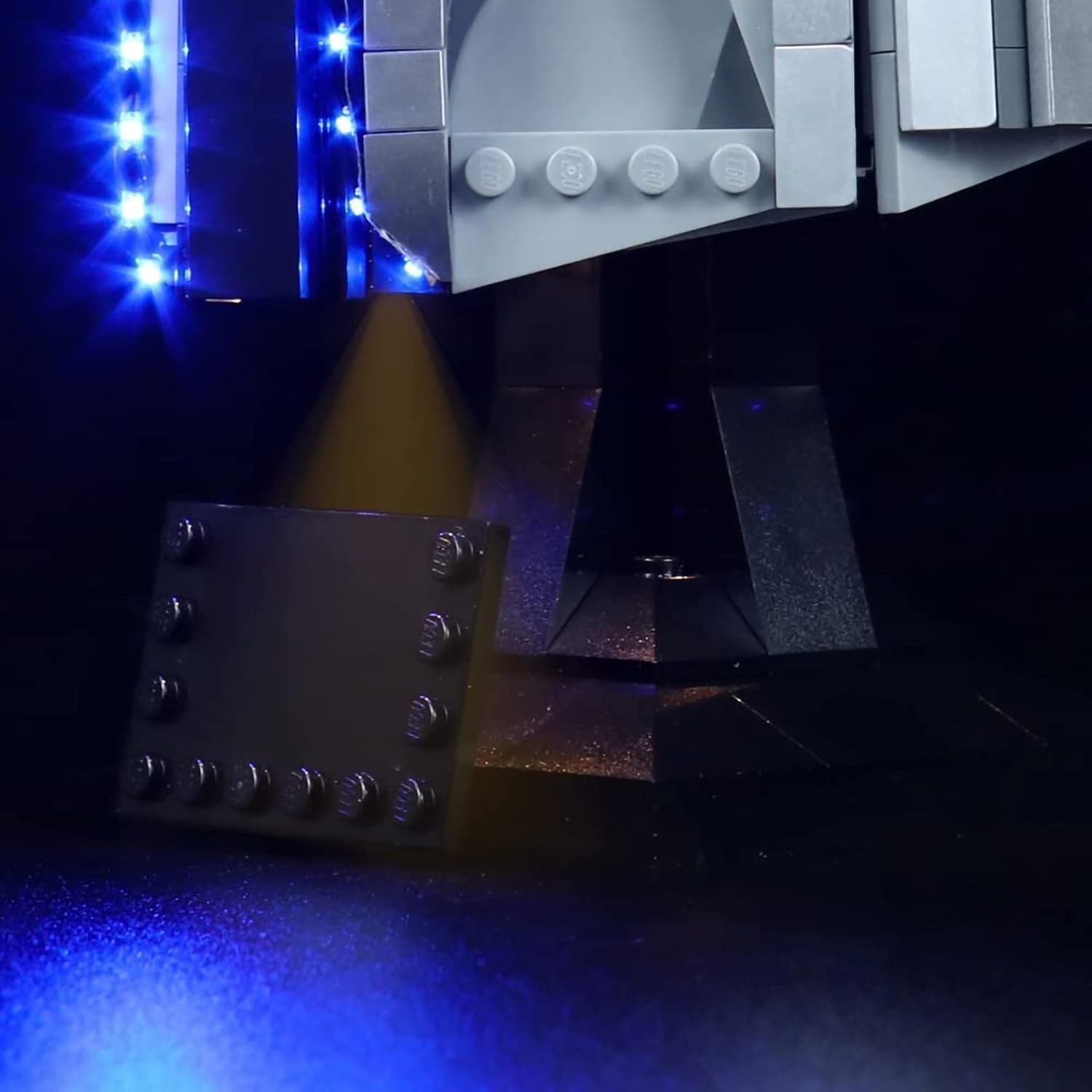 LED Lighting Kit Compatible with Lego Mandalorian Helmet 75328 Building Kit - Lights Only - Decoration LED Light Kit without Building Block Model (Light-75328)