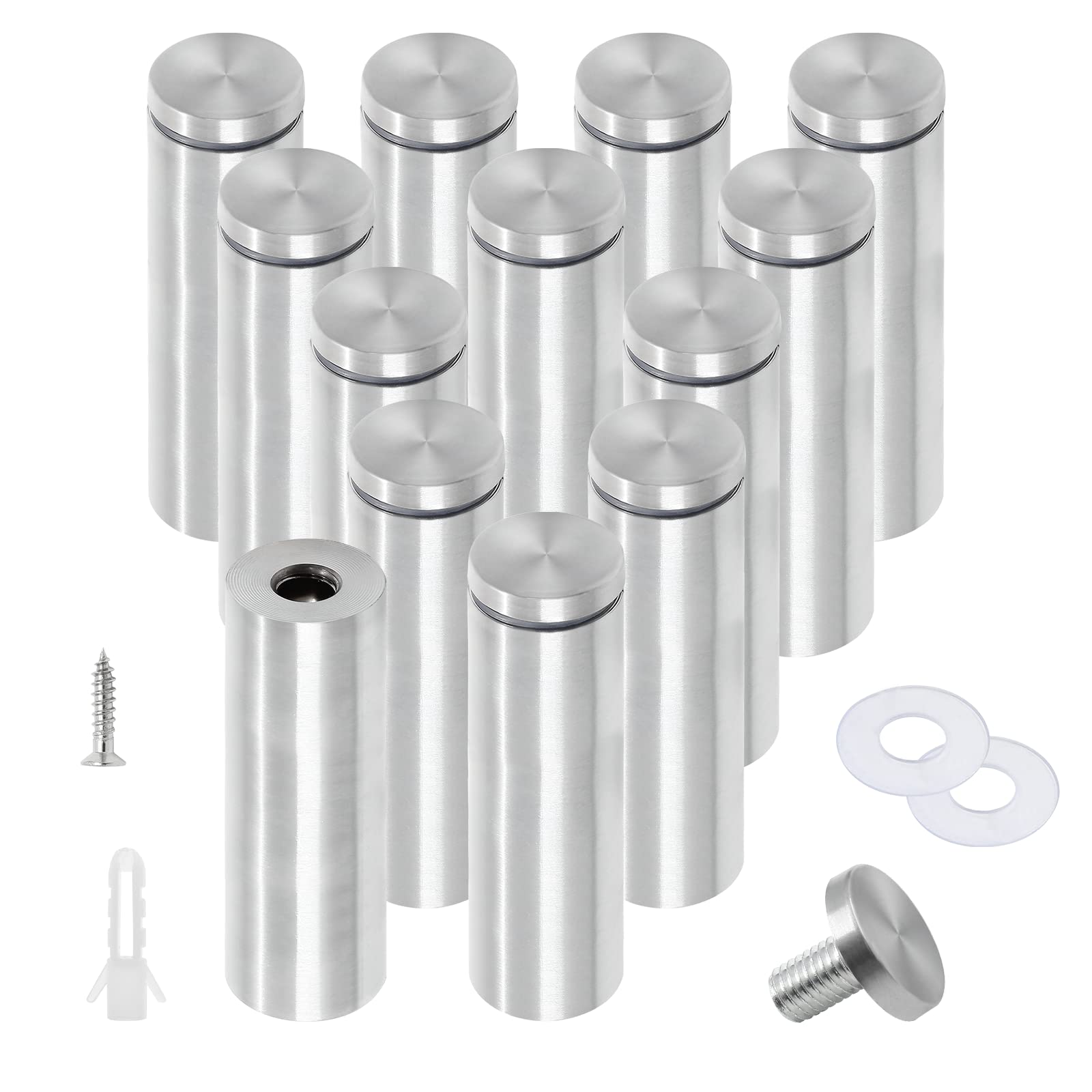 Luomorgo Stainless Steel Standoff Screws, 1/2" x 1", Gold, 12 Pcs — Amazon image 9