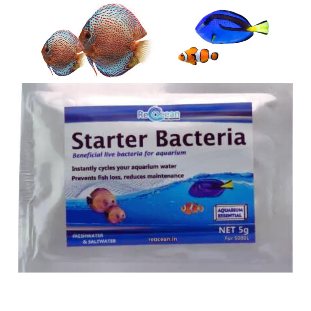 Premier Plants Starter Bacteria Pro-Biotic Beneficial Live Bacteria for Aquarium and Filters Aquatic Plant Fertilizer (5Gram)