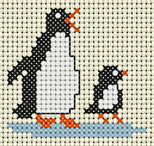 Children's First cross stitch kit, Penguins