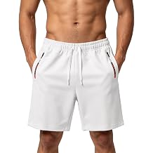Lightweight Shorts for Men Beach Vacation Athletic Outdoor Work Golf Shorts Summer Elastic Waist Pants with Pockets
