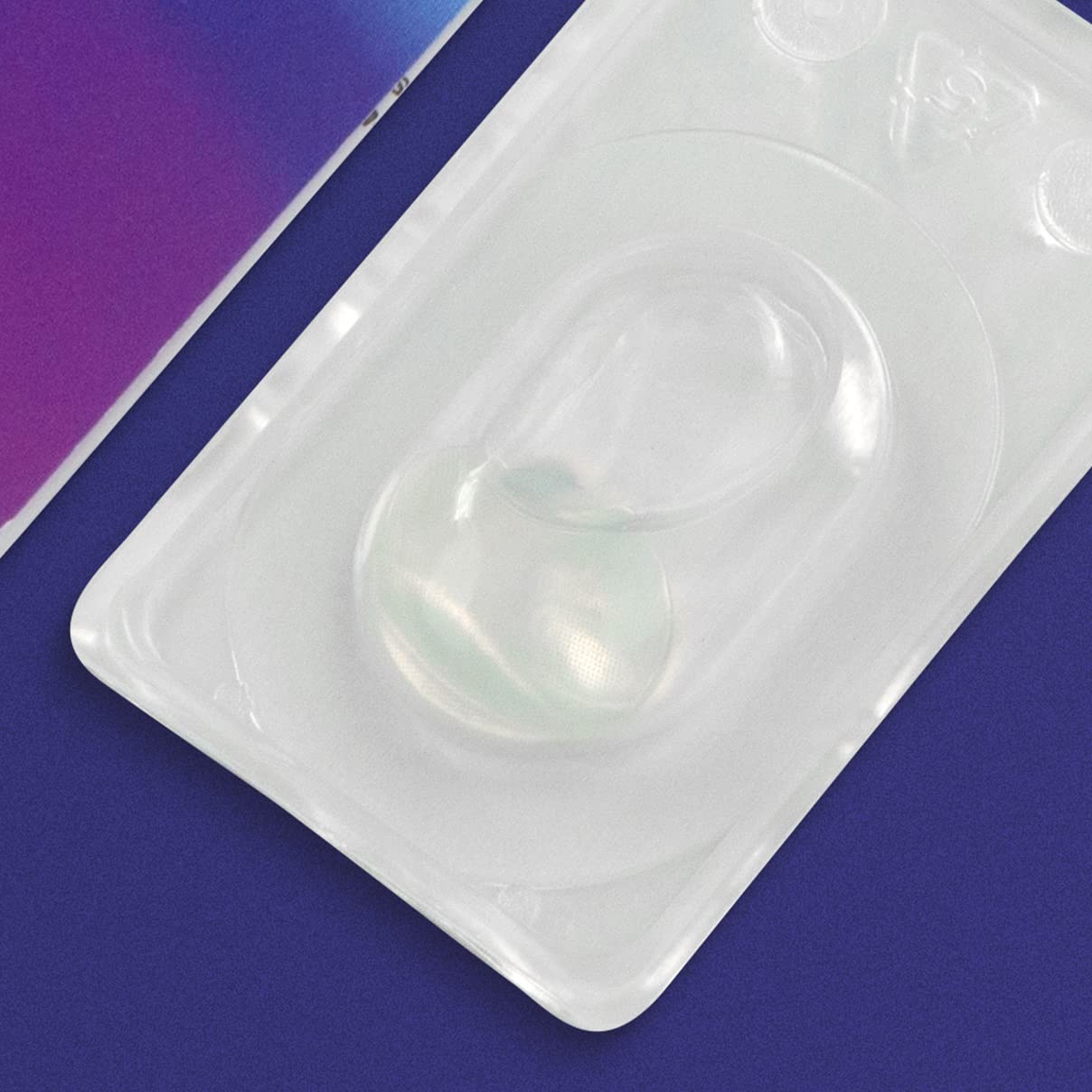GLAMLENS Lenti a contatto colorate Jasmine Light Blue Jasmin azzurre mensili DIA 14.0 2 pezzi senza correzione