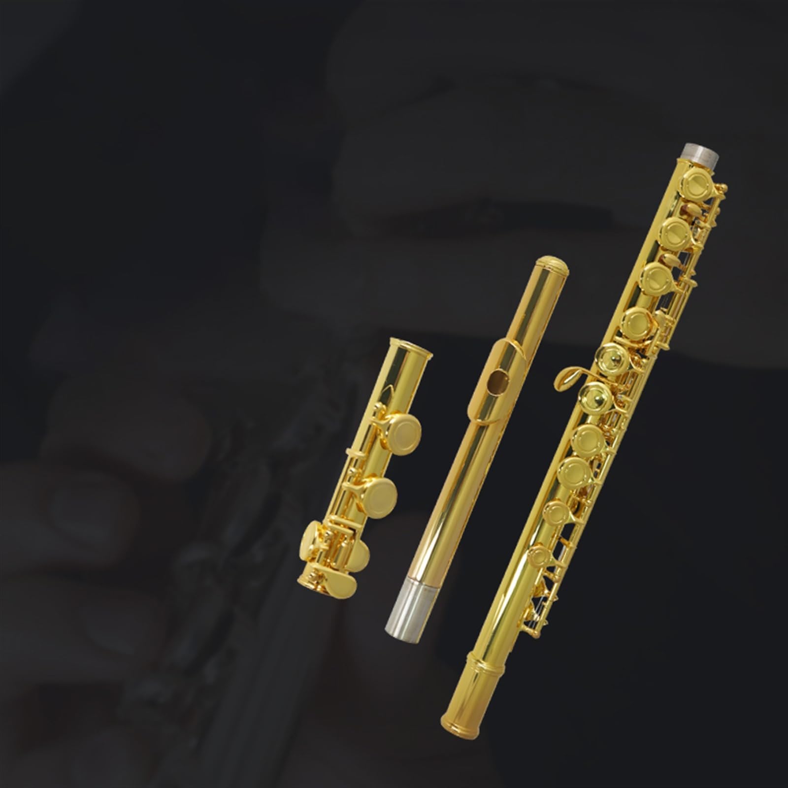 Flûte Flûte À 16 Trous Fermés Et 17 Trous Ouverts Instrument Professionnel Pour Débutant Clé En C Durable Standard(16 Closedcell)