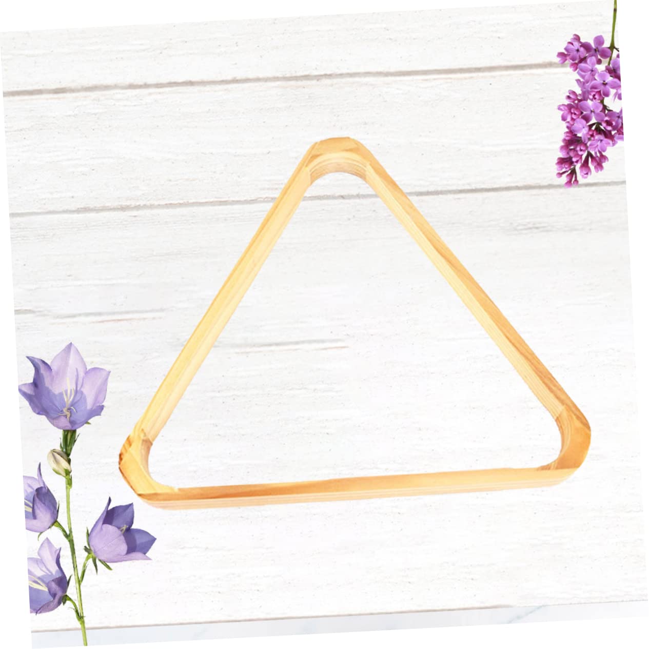 OSOLADY Solid Color Wooden Triangle Pool Ball Rack Durable Snooker Tripod Frame for Standard Balls Billiard Accessories for Game Organization