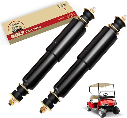Roykaw Amortiguadores delanteros y traseros para carrito de golf, aptos para modelos EZGO TXT 1994 en adelante a gas o eléctricos, OEM # 76418-G01,