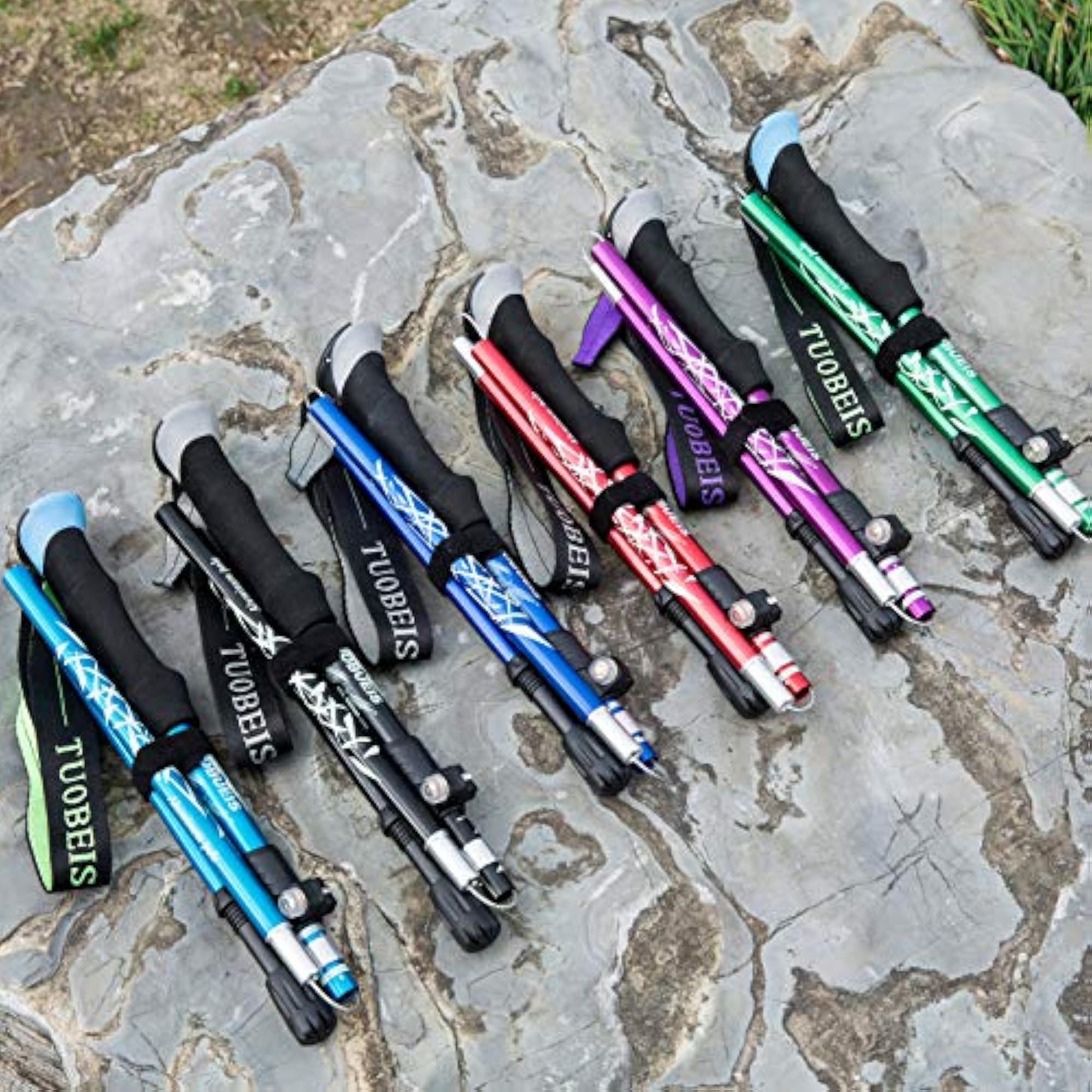 Collapsible Trekking Pole, Adjustable Hiking Walking Stick