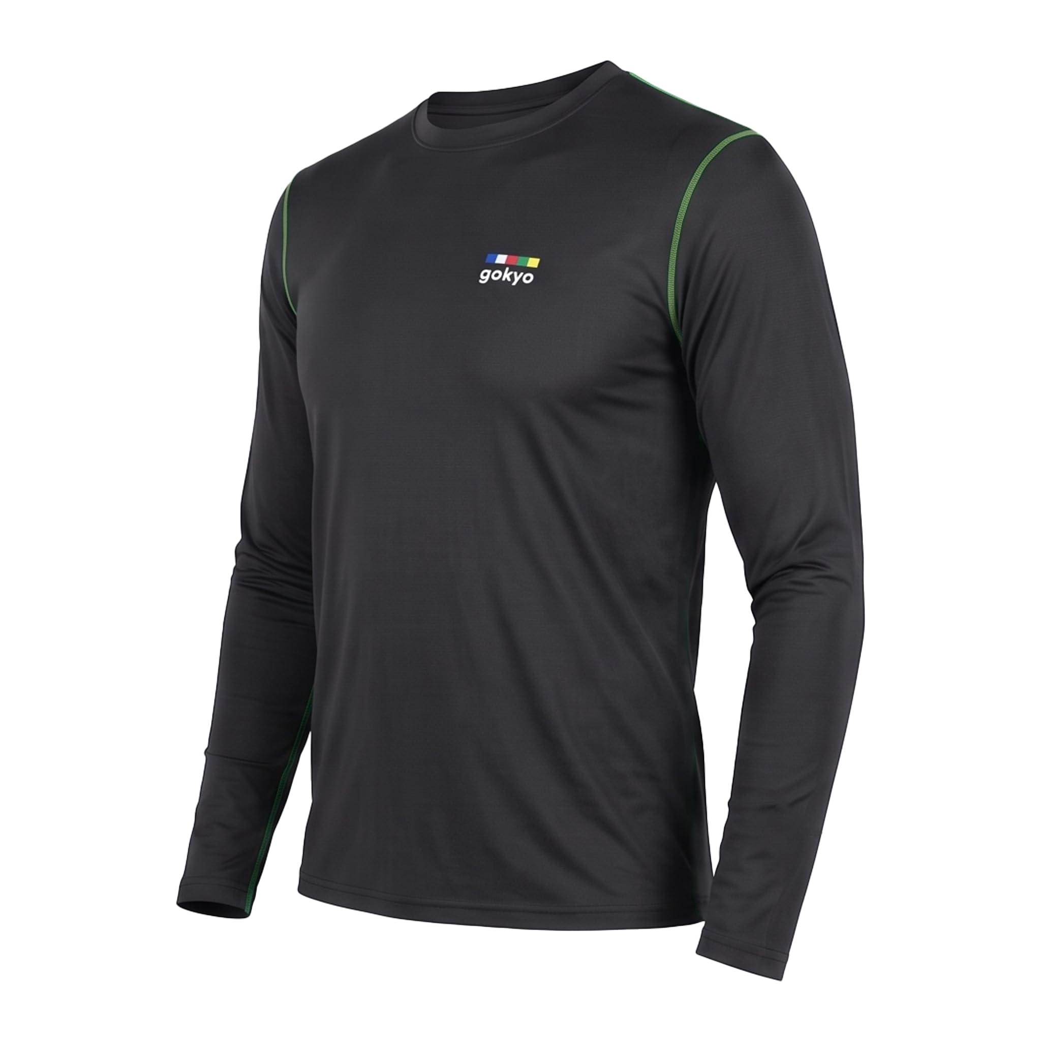 gokyo Zermatt Polarec XT Base Layer Top - Men | Brushed Warm Winter Innerwear for Trekking & Travel | Moisture Wicking Stretch Layering Top with Flatlock Seams for Extreme Cold for Men-picture-1