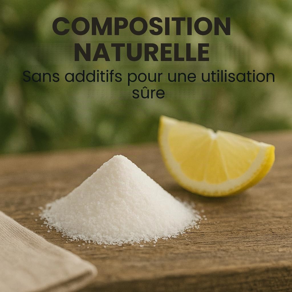 POSH Acide citrique poudre fine blanche de qualité alimentaire nettoyage acide citrique E330 contact alimentaire