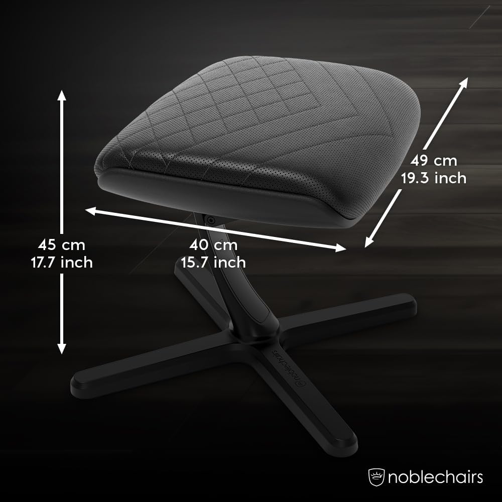 Amazon.com: noblechairs Footrest V2.0, PU Leather, 45-Degree
