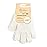 Evridwear Exfoliating Dual Texture Bath Gloves for Shower, Spa, Massage and Body Scrubs, Dead Skin Cell Remover, Gloves with Hanging Loop (1 Pair Light)