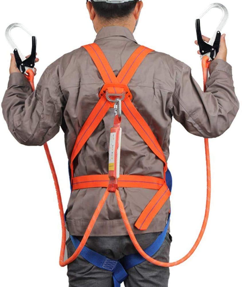 SwaYve Kits de Harnais de Sécurité, Ceinture de Sécurité Pour Le Travail Aérien Complet, Harnais de Protection Antichute