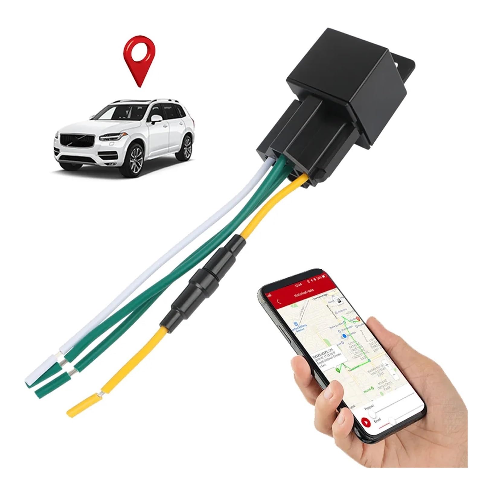 24V 12V przekaźnik samochodowy lokalizator GPS gsm inteligentne śledzenie aplikacji immobilizer izolator odcięcie kontrolera paliwa akcesoria motocyklowe